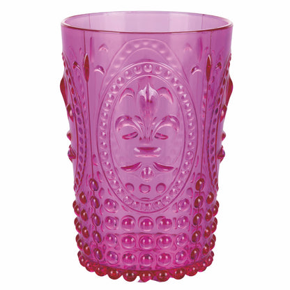 ART DE LA TABLE | Verre à eau Fleur de Lys Pink Lady