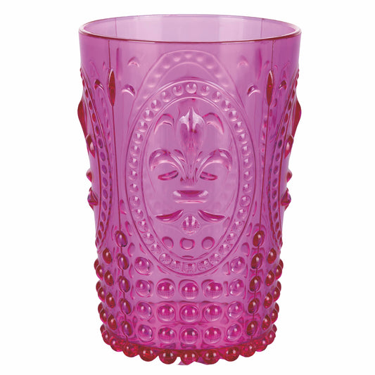 ART DE LA TABLE | Verre à eau Fleur de Lys Pink Lady