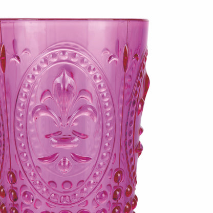 ART DE LA TABLE | Verre à eau Fleur de Lys Pink Lady