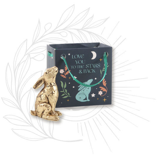 DECORATION | Amulette Porte-Bonheur Lièvre de minuit