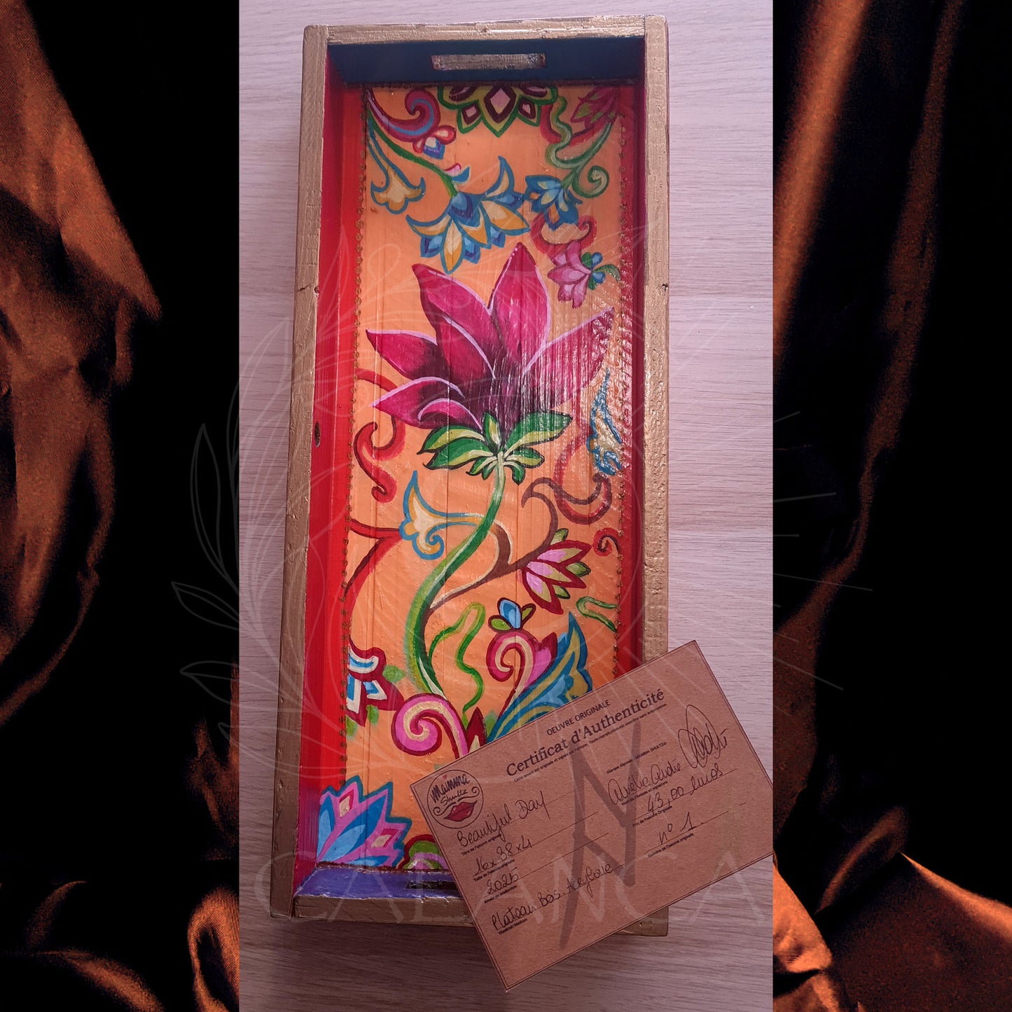 MAMMA SHULTZ® ARTS DE LA TABLE | Plateau en bois BALI