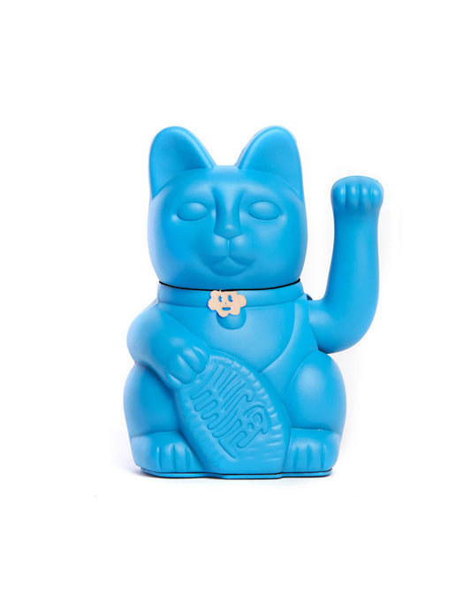 MANEKI NEKO | Luckycat Chinois Bleu Schtroumpf