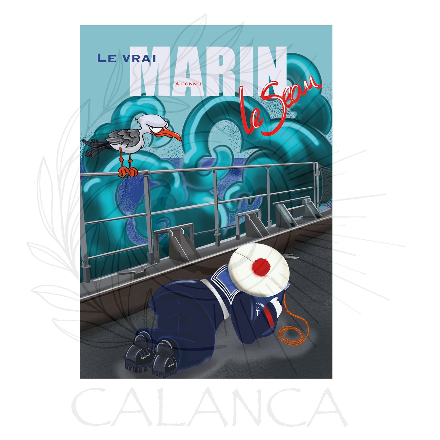 MAMMA SHULTZ® AFFICHES | Affiche décorative Petit Marin