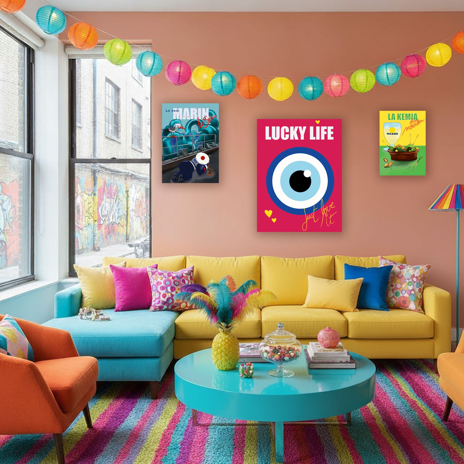 Affiche Mamma Schultz décoration murale colorée édition limitée Calanca