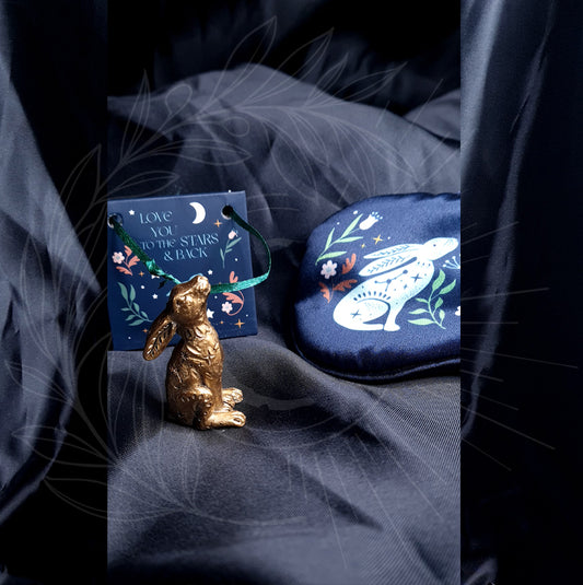 DECORATION | Amulette Porte-Bonheur Lièvre de minuit